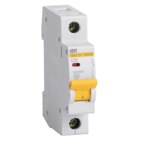 Автоматический выключатель 1P 32А C ВА47-29 4.5кА IEK