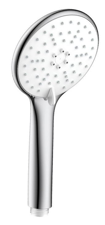 Лейка душевая круглая 3-функциональная Ø113x245 мм, хром, блистер LM8116C(_1_)