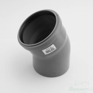 Отвод ПП Ду 110*30 гр. с кольцом (45)