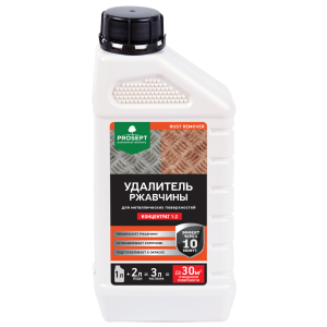 PROSEPT RUST REMOVER - удалитель ржавчины 1:2, 1л (12)