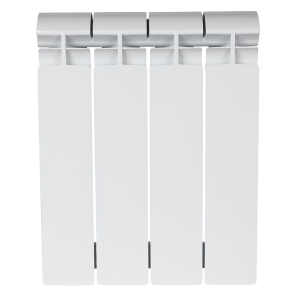 Радиатор биметаллический STOUT ALPHA 350 4 секций боковое подключение 2