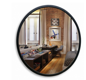 Зеркало"Ренуар" D770 (черное обрамление)