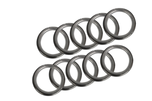 К-т колец бесш.с кругл.сеч. 20 шт. 19 мм СФ19-410-31 черный никель Китай.