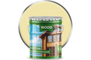 Состав защитно-красящий для древесины быстросохнущий Сосна (9 л) Farbitex Profi Wood (1)