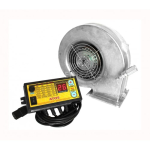 Комплект автоматики (контроллер+вентилятор) для котлов до 55кВт. (_1_)