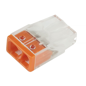 Строительно-монтажная клемма с пастой, 2 отверстия (SBE-pwco-2)