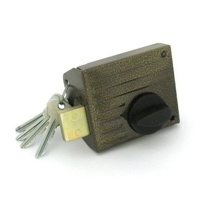 Замок накладной "Зенит" ЗН1-2.1, бронза (16)