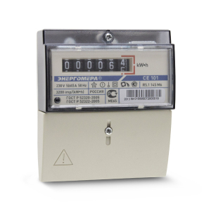 Счетчик однофазный СЕ101 R5.1 145 M6 5-60А универсальный ЭНЕРГОМЕРА (10)