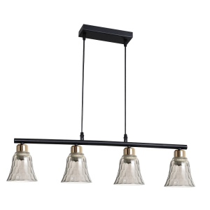 Подвесная люстра 30137/4BK+GD GR (9м2)