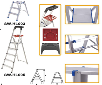Стремянка Hight стальная, 4х-ступенчатая (1)