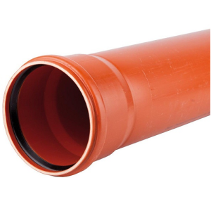 Труба  наруж ПВХ ДУ 160*3000 (кир.цвет) м (4)
