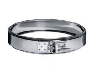 Хомут обжимной (430/0,5 мм) Ф200 (для трубы)