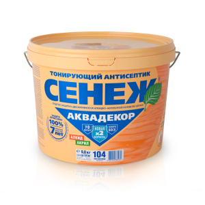 Сенеж АКВАДЕКОР Х2-104 (лиственница) 9кг (1)