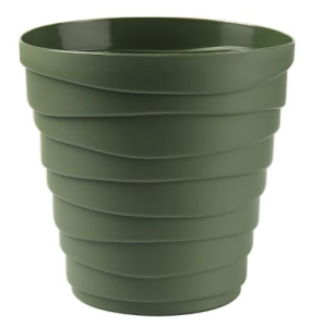 Кашпо "Бархан" (1,4л) Цв. Тёплая хвоя (Арт. КШ-3033)