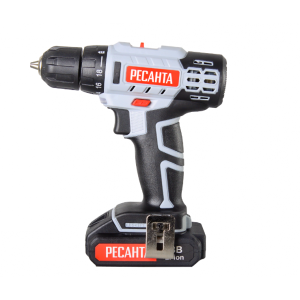 Дрель-шуруповерт акк. Ресанта ДА-50Л2-18А 18В, 50 Нм, 2 Ач, 0-400/0-1400 об.мин, з/у, кейс