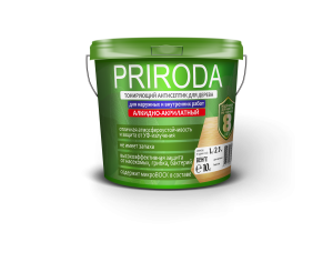 Антисептик для дерева ПРИРОДА ОРЕХ (10 кг) (1)