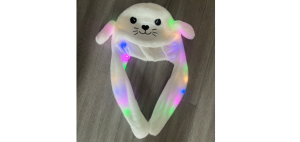 Шапка с поднимающимися ушками в ассортименте