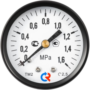 Манометр ТМ-210Т.00(0-1MPa)G1/4.2,5, L=50мм,осевое присоед. 2.5 КТ РОСМА