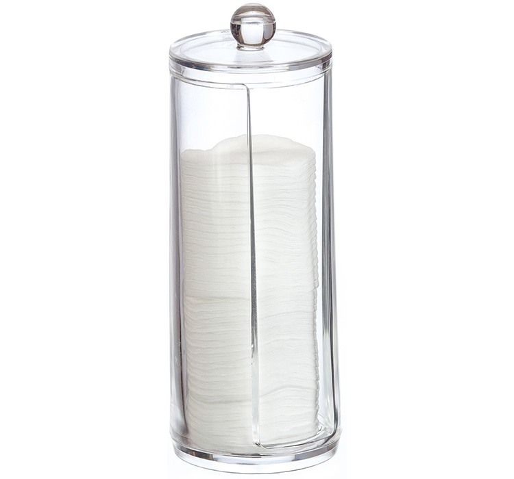 Контейнер д/ватных дисков прозрачный (18) М1604