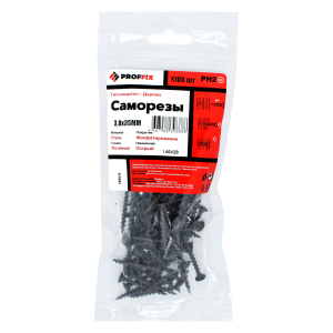 Саморез СГД 3,8х35 (TWN) (100 шт) - пакет PROFFIX