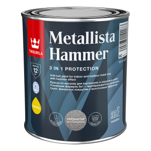 Краска по ржавчине METALLISTA HAMMER HC гл 0,8л (6)