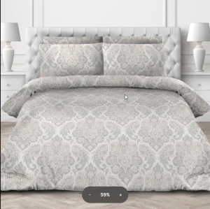 КПБ Лен в Хлопке 2,0 сп с европростыней (н) рис 18925 вид 2, "Sonnet", Льняная симфония/Тинторетто