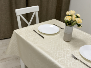 Клеенка Афина, 140 см, WSY-254A, Миранда, шампань