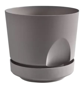 Кашпо "Тренд" (0,8л.) Цв. Серый жемчуг (Арт. КШ-4101)