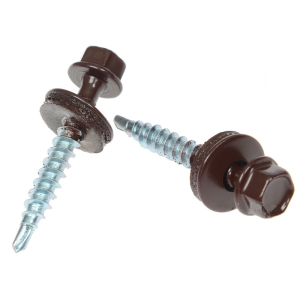 Саморез кровел. 4,8*35(38) RAL 8017 шок.-корич (250/4000/3000)