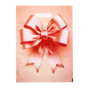 Пакет, полиэтиленовый с вырубной ручкой, "Пышный бант", 30 х 40 см, 50 мкм 9559545