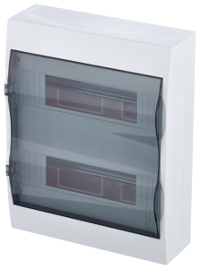 Бокс ОП EASY9 навесн. с прозр. дверью 2ряда 24мод. SchE EZ9E212S2SRU (1)