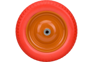 Колесо полиуретановое 3.00-8, длина оси 90мм, подшипник 16мм  // Palisad(1)