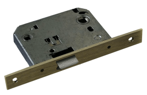 Защелка дверная сантехническая 2070 АВ (бронза) (60)