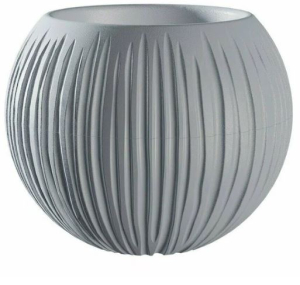 Кашпо "Сфера" (1,7 л.) Цв. Серый жемчуг (КШ-9766)
