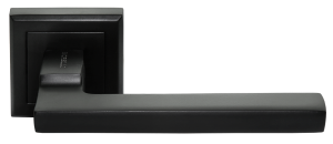 Ручка дверная DIY MH-35 BL-S "Pants", квадр накл, черный (20)