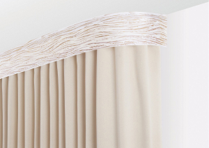 карниз Эдельвейс 7см с/п 2,4м 3рядный бежевый (5)