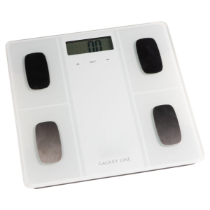 Весы напольные Galaxy LINE GL4854 БЕЛЫЕ многофункциональные, электронные(_5_)