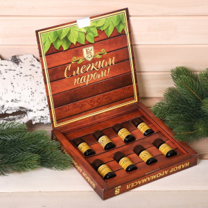 Набор Подарочный  100% аромамасел "Хозяину бани" 2642953