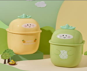 Ведро для мусора с крышкой "Летний сад" 24*24*31 см