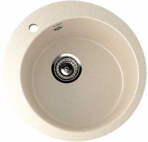 Мойка Ulgran U-405 кругл 495мм беж 328(_1_)