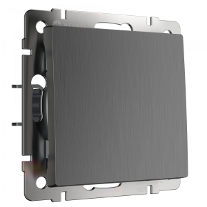 Графит рифленый выключатель Скрытой установки 1 клав Werkel W1110004 (10)