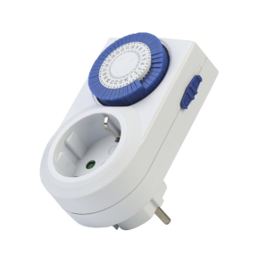 Розетка с таймером механическим 3600Вт, 48 вкл./выкл. сутки, интервал 30 мин.(48)