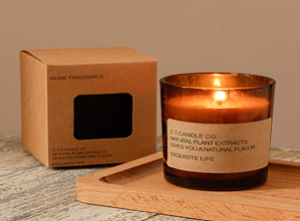 Свеча ароматизированная "Aroma Вуаль"  (аромат китайского чая), длительсть горения 23 часа