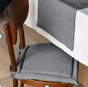 Подушка д/ст ВН рогожка 40/40 базальт 74