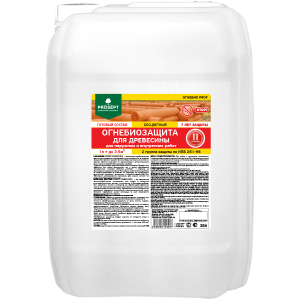 PROSEPT ОГНЕБИО PROF 1 - огнебиозащита для древесины. 1 группа, гот.состав, бесцветный 20 л  (1)