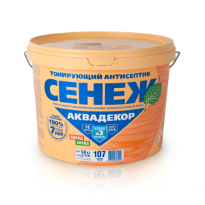 Сенеж АКВАДЕКОР Х2-107 (каштан) 9кг (1)