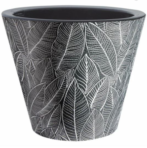 Кашпо Декор "Джангл" (3л.) Цв. Антрацит (Арт. КШ-9413)
