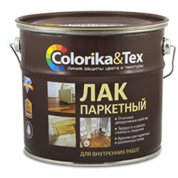 Лак паркетный 2,7л глянцевый Сolorika (4)