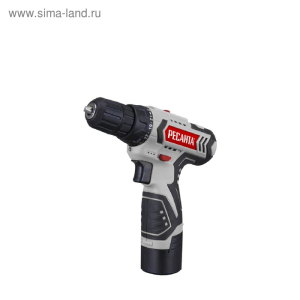 Дрель-шуруповерт акк. Ресанта ДА-12-2ЛК 12 В, 40 Нм, 2 Ач, 0-400/0-1400 об.мин, 2 акк, з/у, кейс