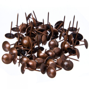 Гвозди фас обивочные 20мм мет.медь 50шт (12)